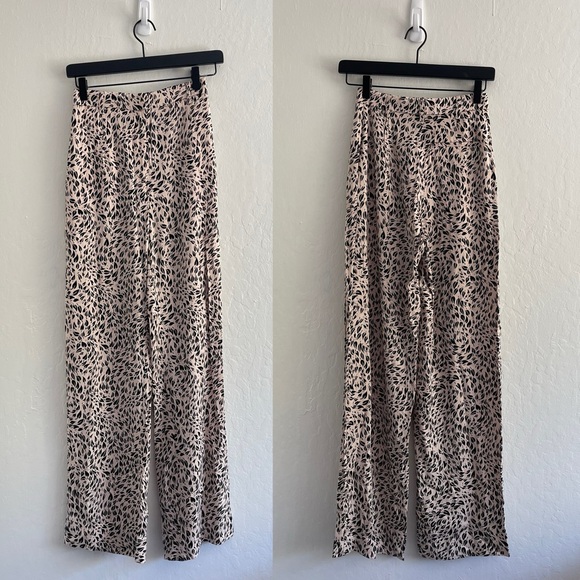 NWT KooKai Autumn Pant Cream Black High Rise Cupro High Rise Trouser Womens 2 - Picture 1 of 9